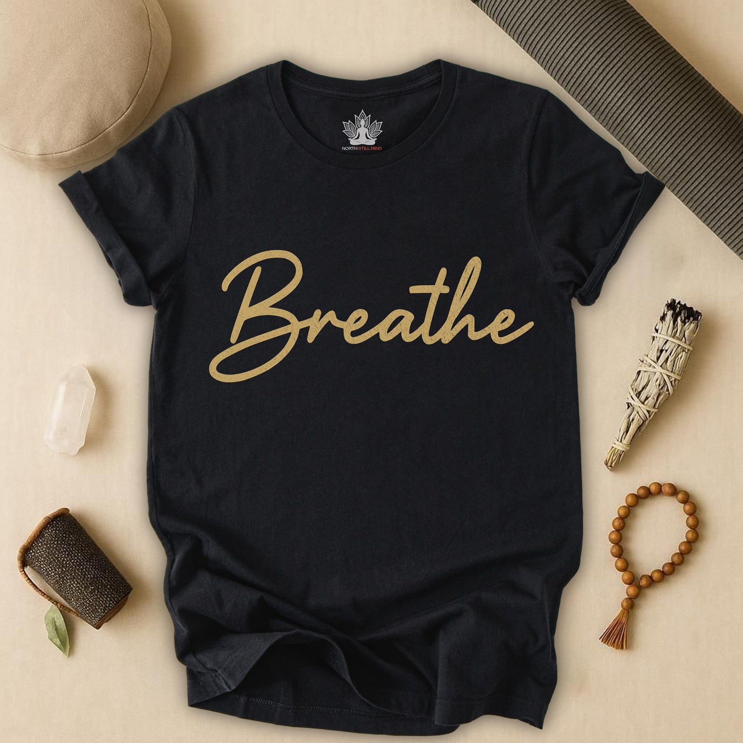 Breathe – Minimalist Calm Tee
