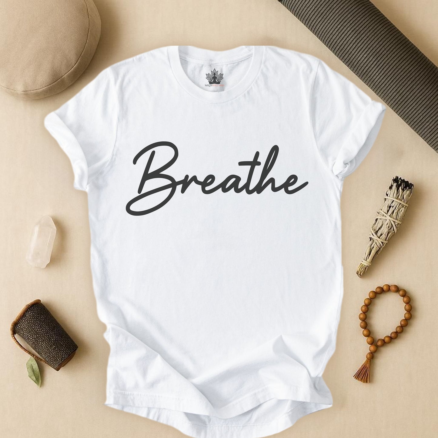 Breathe – Minimalist Calm Tee