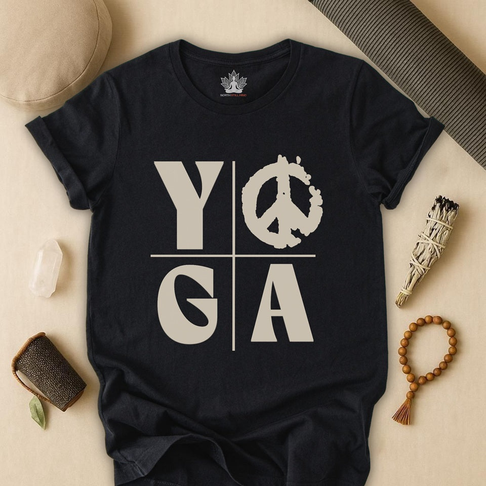 Bold Yoga – Modern Grid Tee