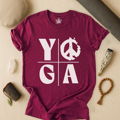 Bold Yoga – Modern Grid Tee