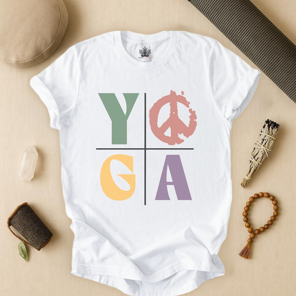 Bold Yoga – Modern Grid Tee