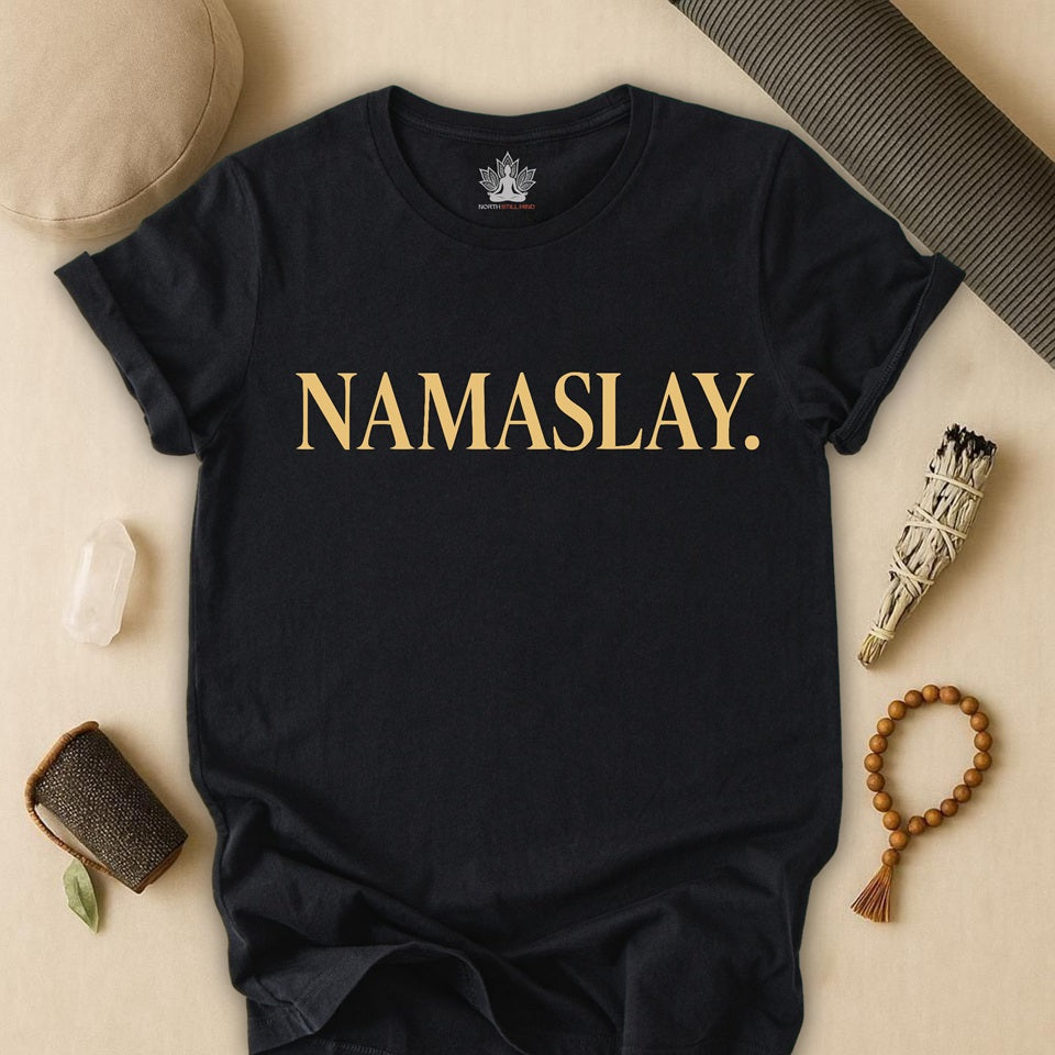 Namaslay – Empowered Yoga Tee