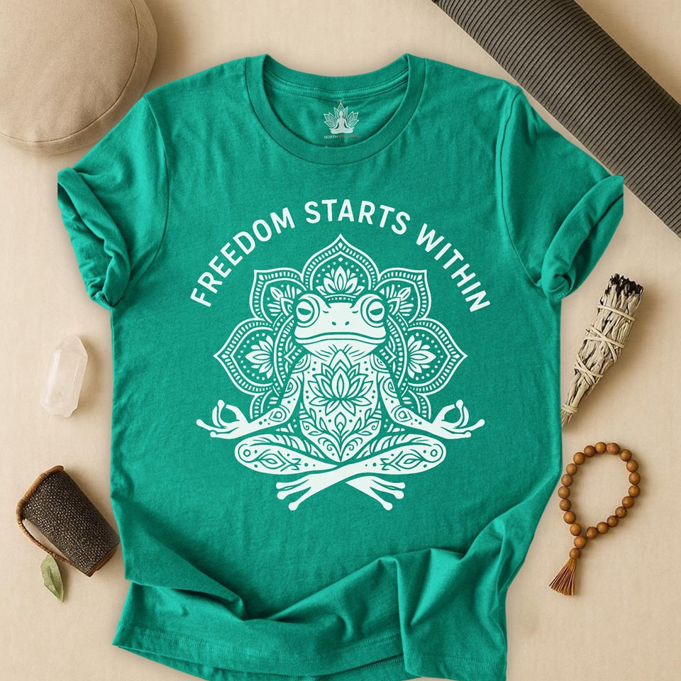 Freedom Frog – Mandala Mindfulness Tee