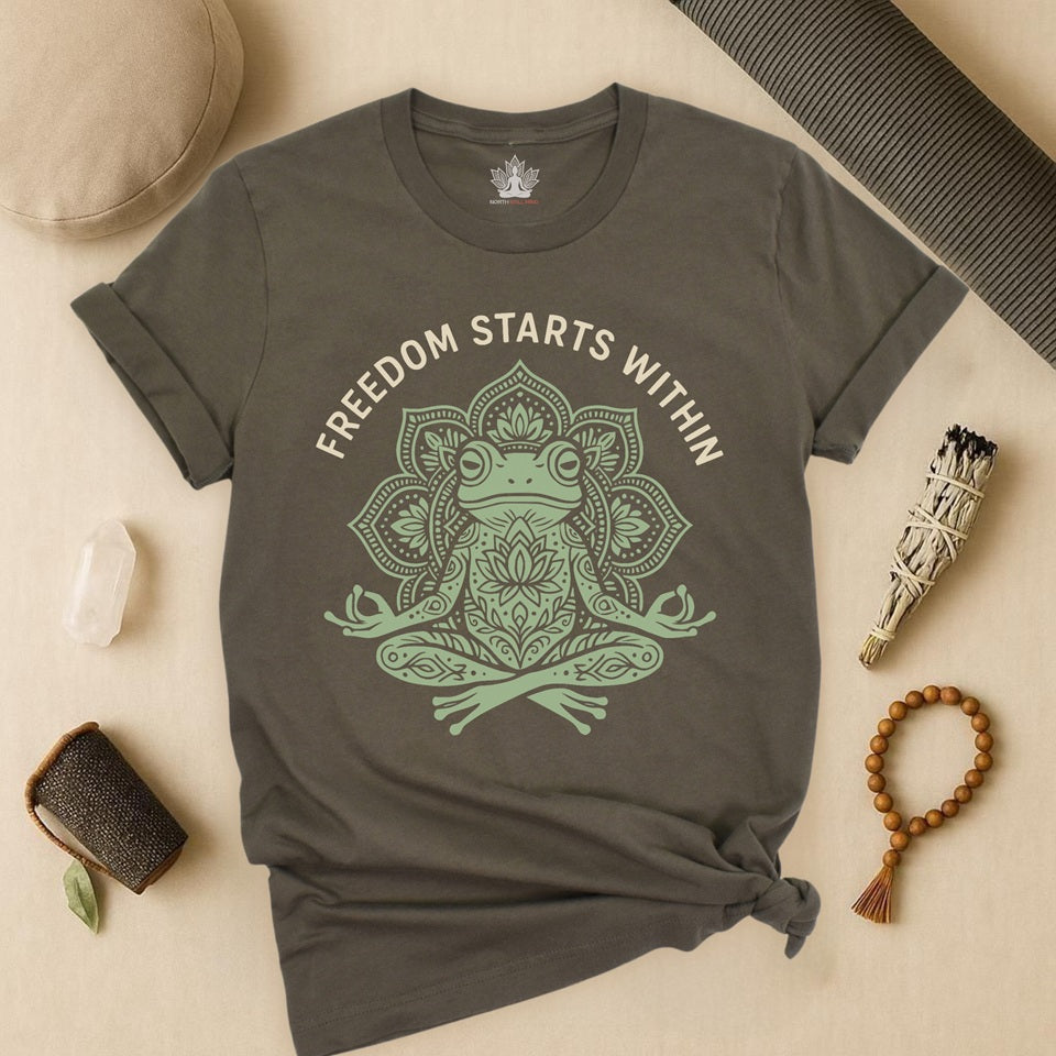 Freedom Frog – Mandala Mindfulness Tee
