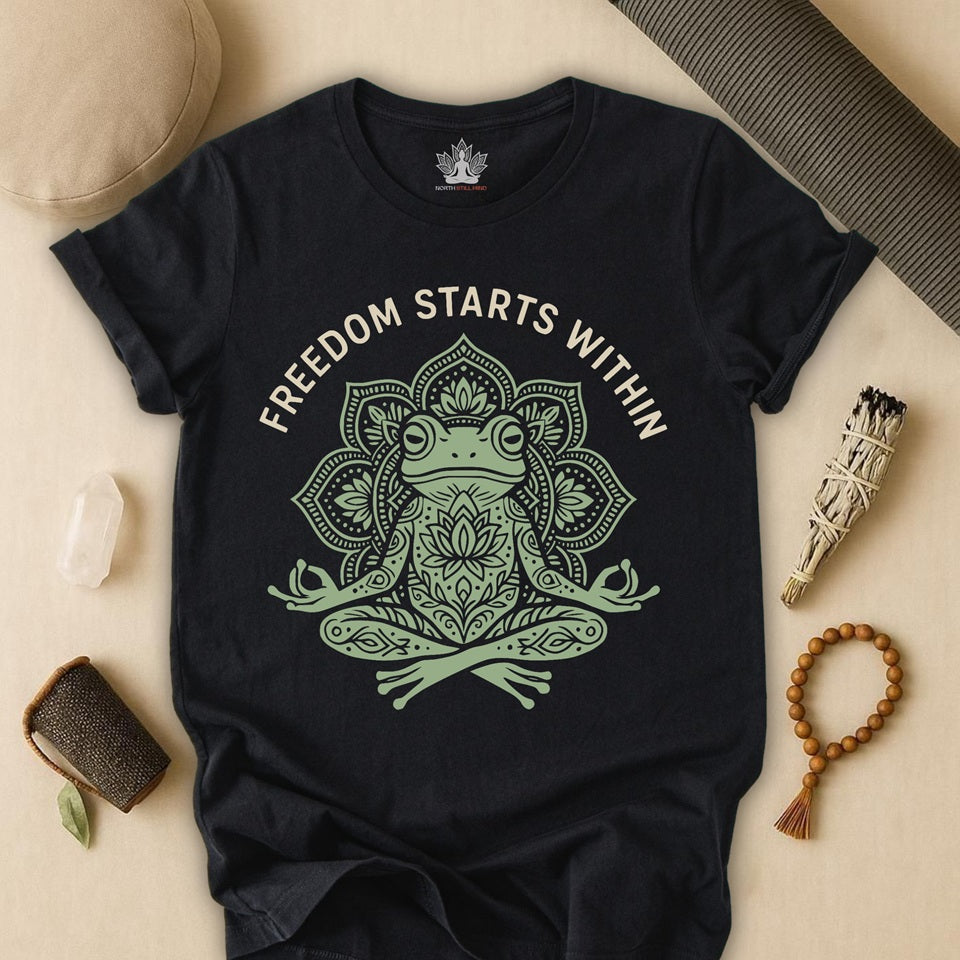 Freedom Frog – Mandala Mindfulness Tee