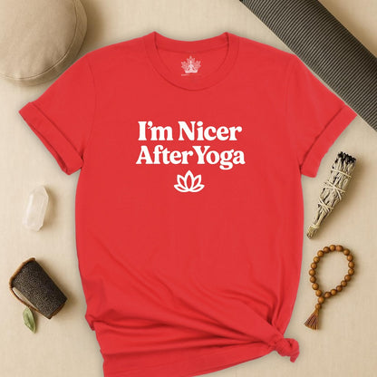 I'm Nicer After Yoga – Calm Spirit Tee