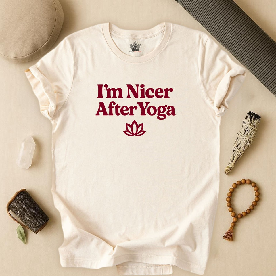 I'm Nicer After Yoga – Calm Spirit Tee