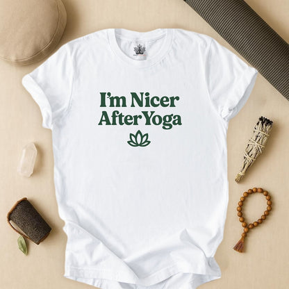 I'm Nicer After Yoga – Calm Spirit Tee