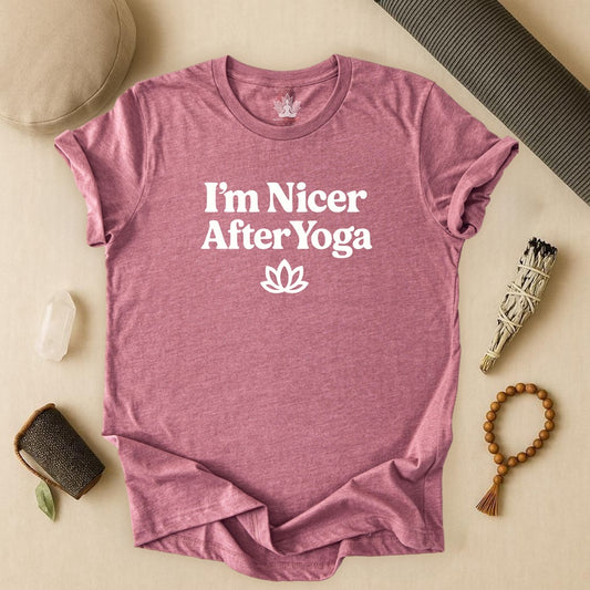 I'm Nicer After Yoga – Calm Spirit Tee