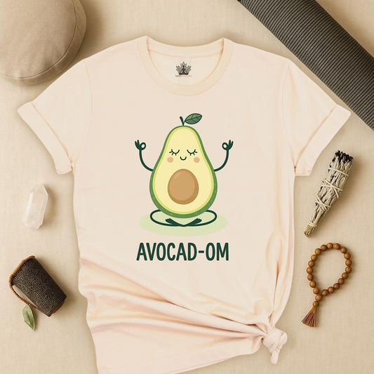 Avocado Om – Cute Yoga Pun Tee