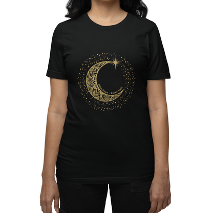 Inhale Peace Exhale Light - Mandala Moon Tee