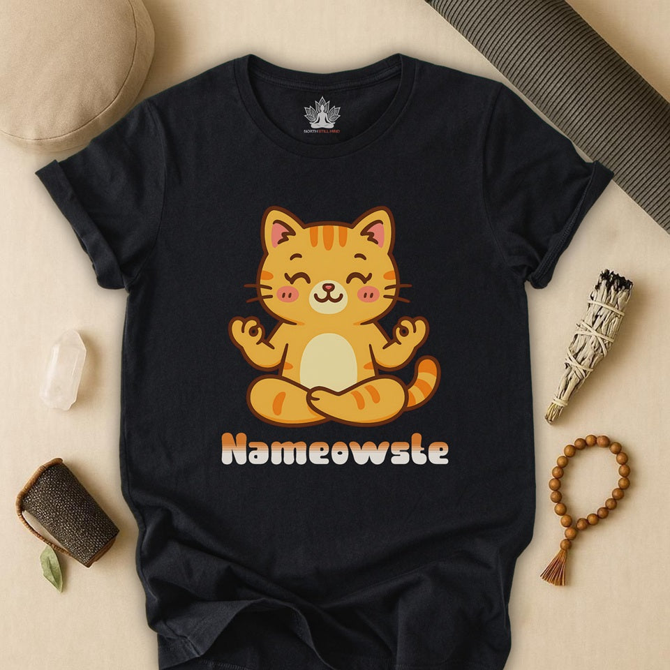 Kawaii Cat Yoga – Nameowste Tee