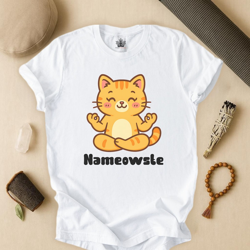 Kawaii Cat Yoga – Nameowste Tee