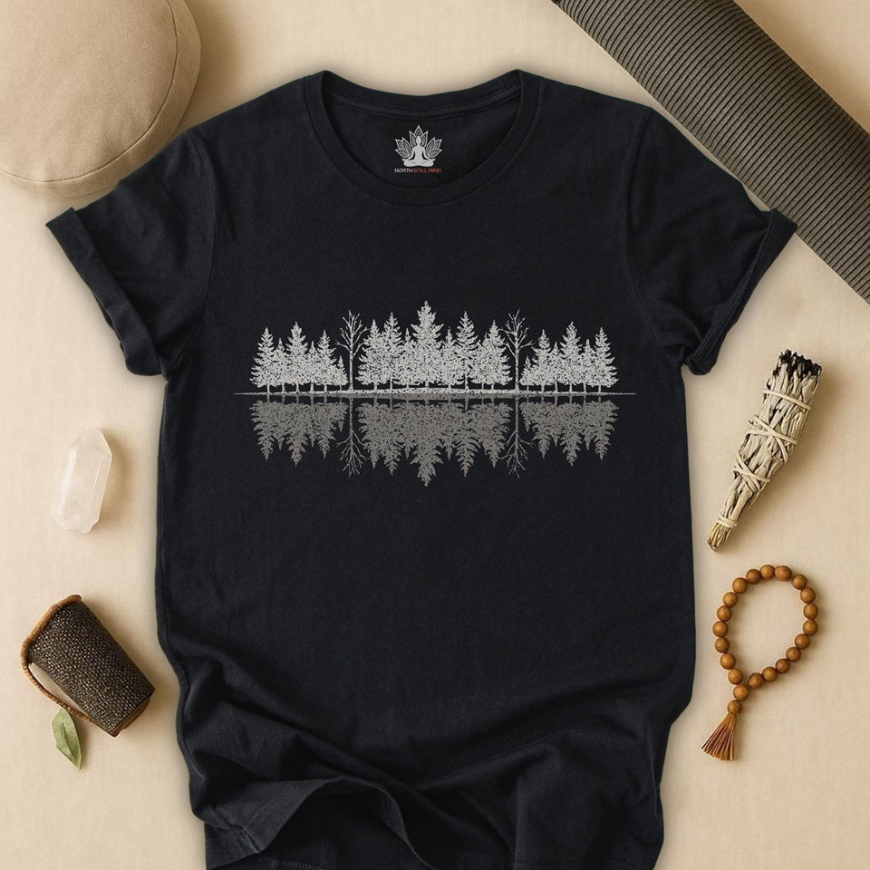 Mindful Forest – Reflection Nature Yoga Tee