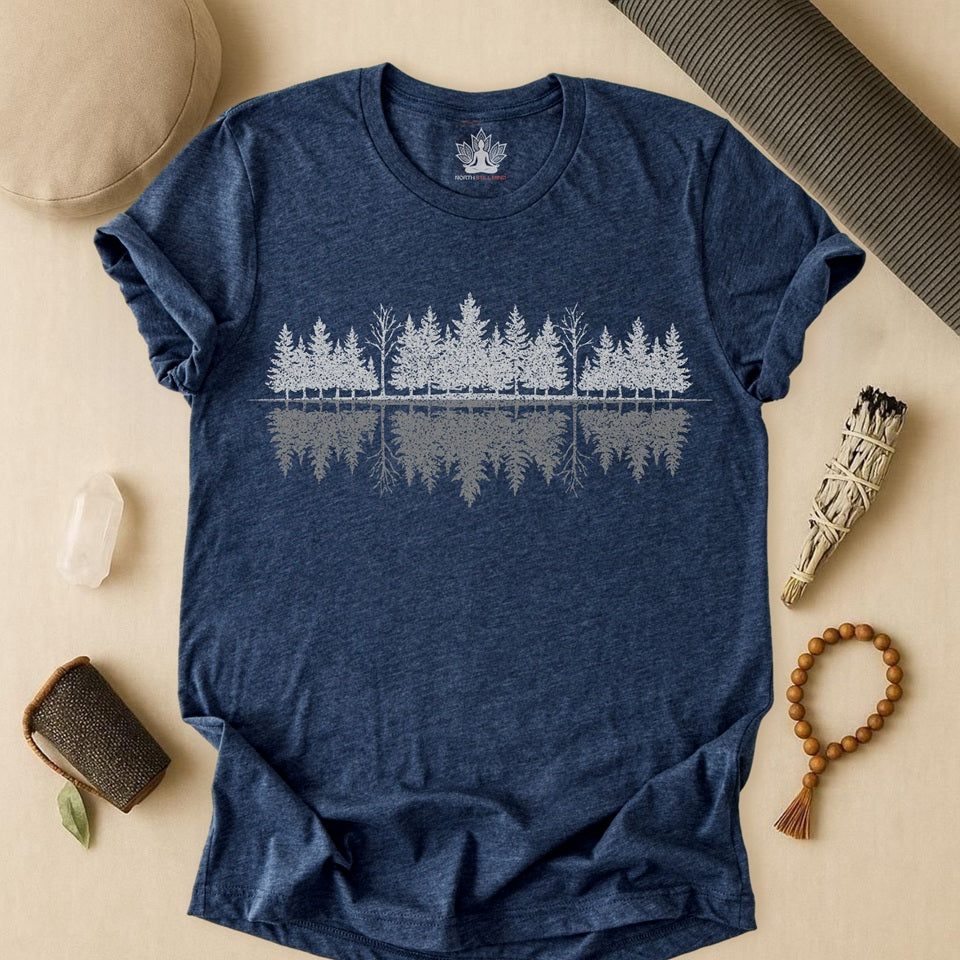 Mindful Forest – Reflection Nature Yoga Tee