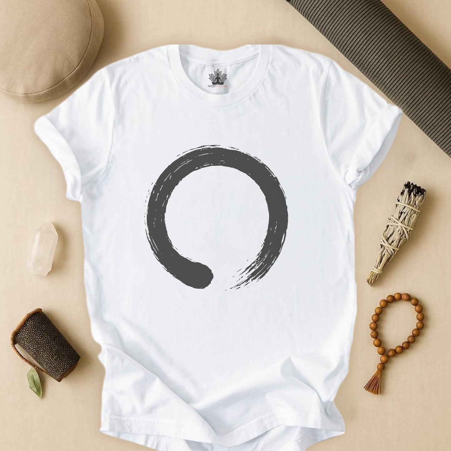 Zen Enso Circle – Minimalist Mindfulness Tee