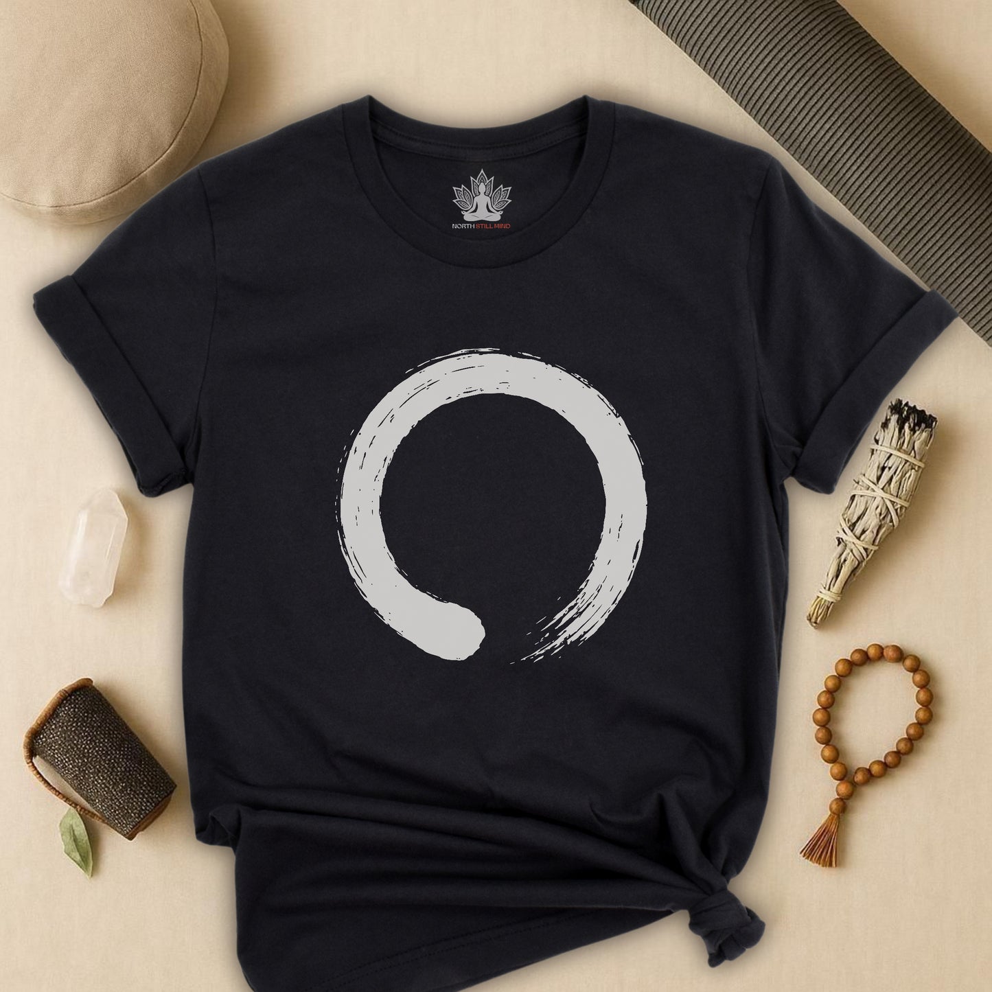 Zen Enso Circle – Minimalist Mindfulness Tee
