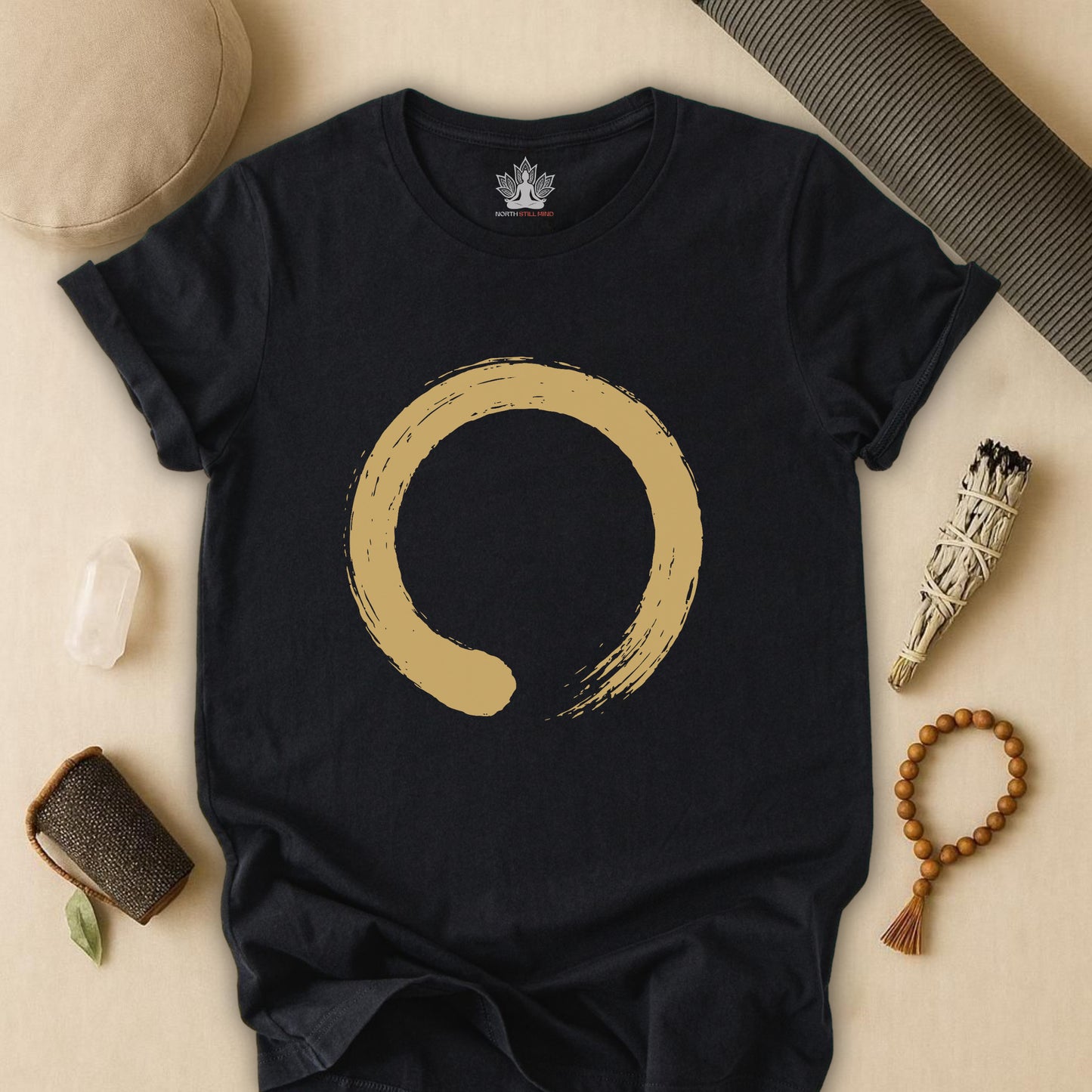 Zen Enso Circle – Minimalist Mindfulness Tee