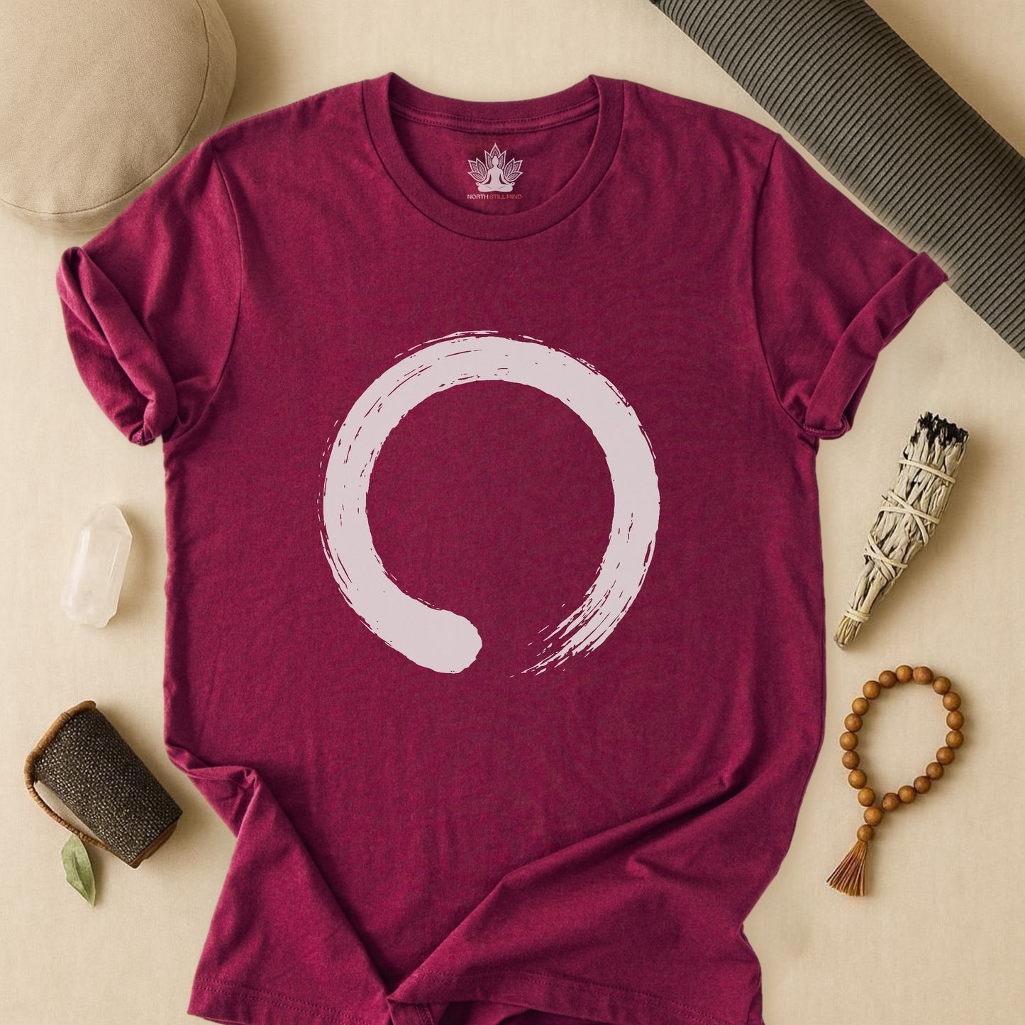 Zen Enso Circle – Minimalist Mindfulness Tee