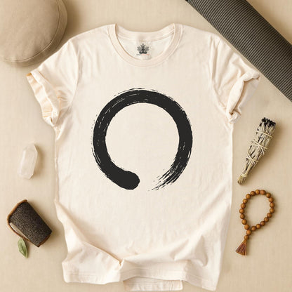 Zen Enso Circle – Minimalist Mindfulness Tee