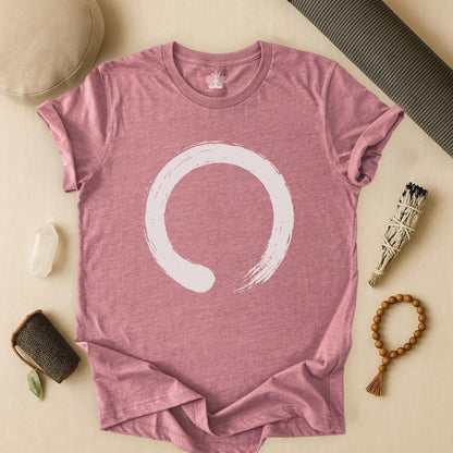 Zen Enso Circle – Minimalist Mindfulness Tee