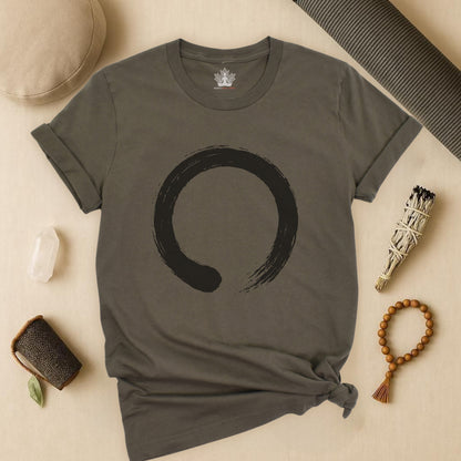 Zen Enso Circle – Minimalist Mindfulness Tee