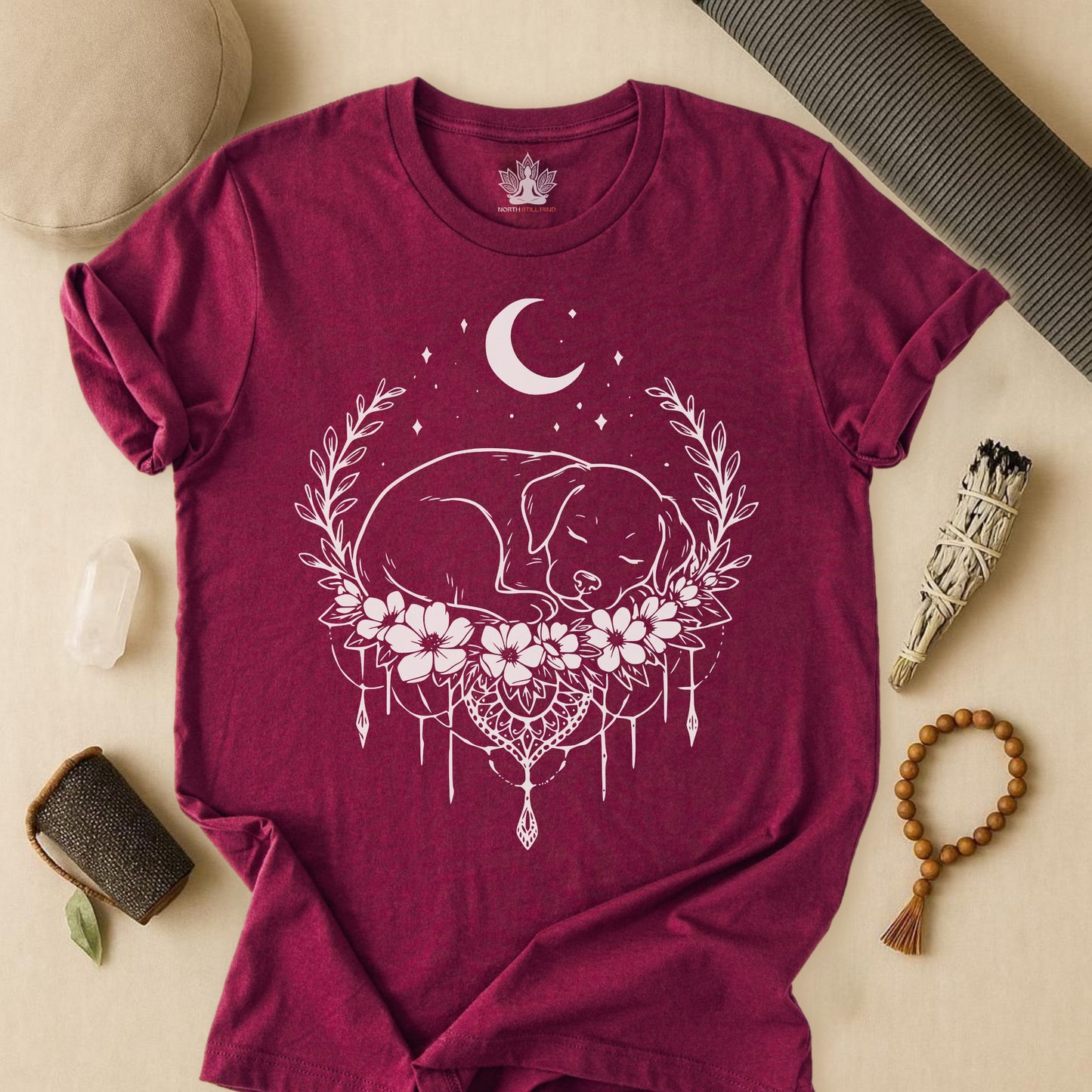 Sleeping Dog Under the Moon Tee
