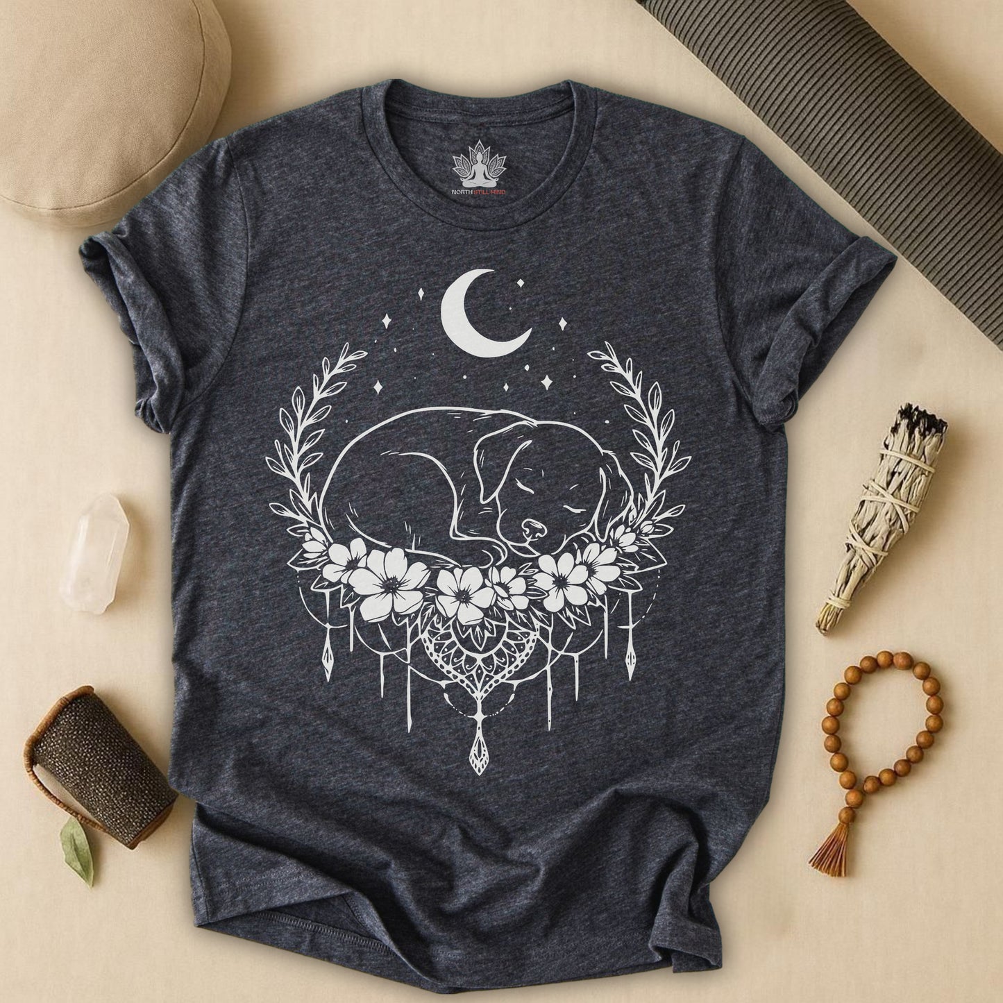 Sleeping Dog Under the Moon Tee