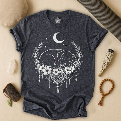 Sleeping Dog Under the Moon Tee