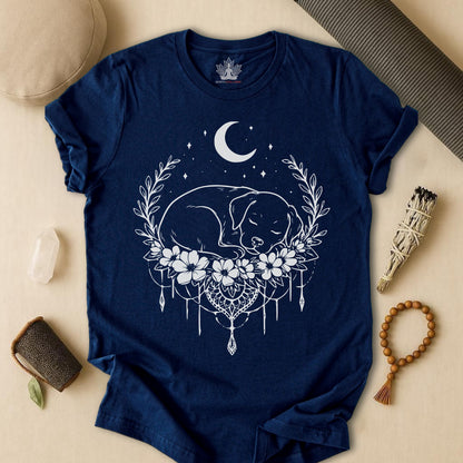 Sleeping Dog Under the Moon Tee