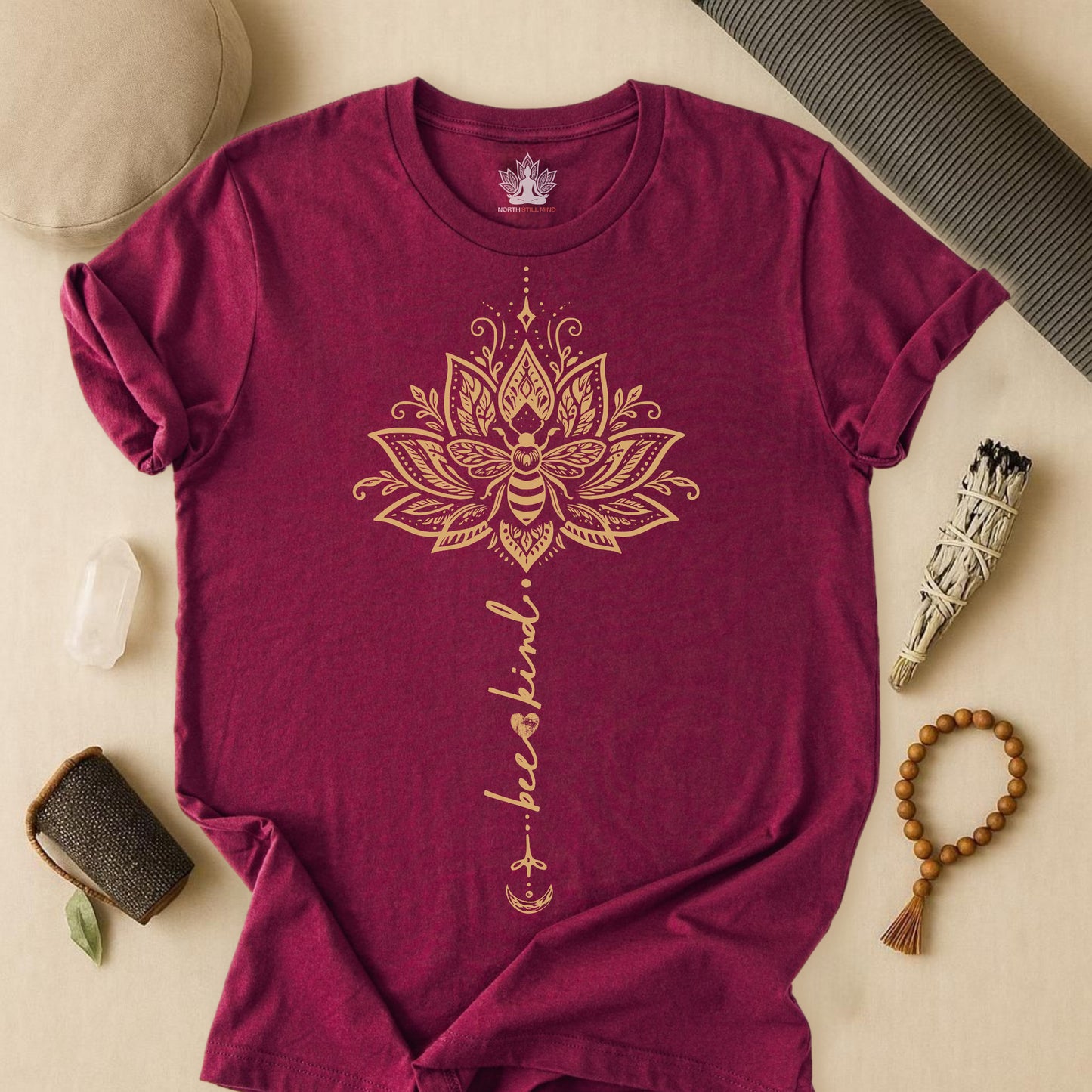 Bee Kind – Lotus Mindfulness Tee