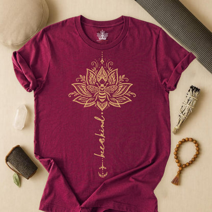 Bee Kind – Lotus Mindfulness Tee