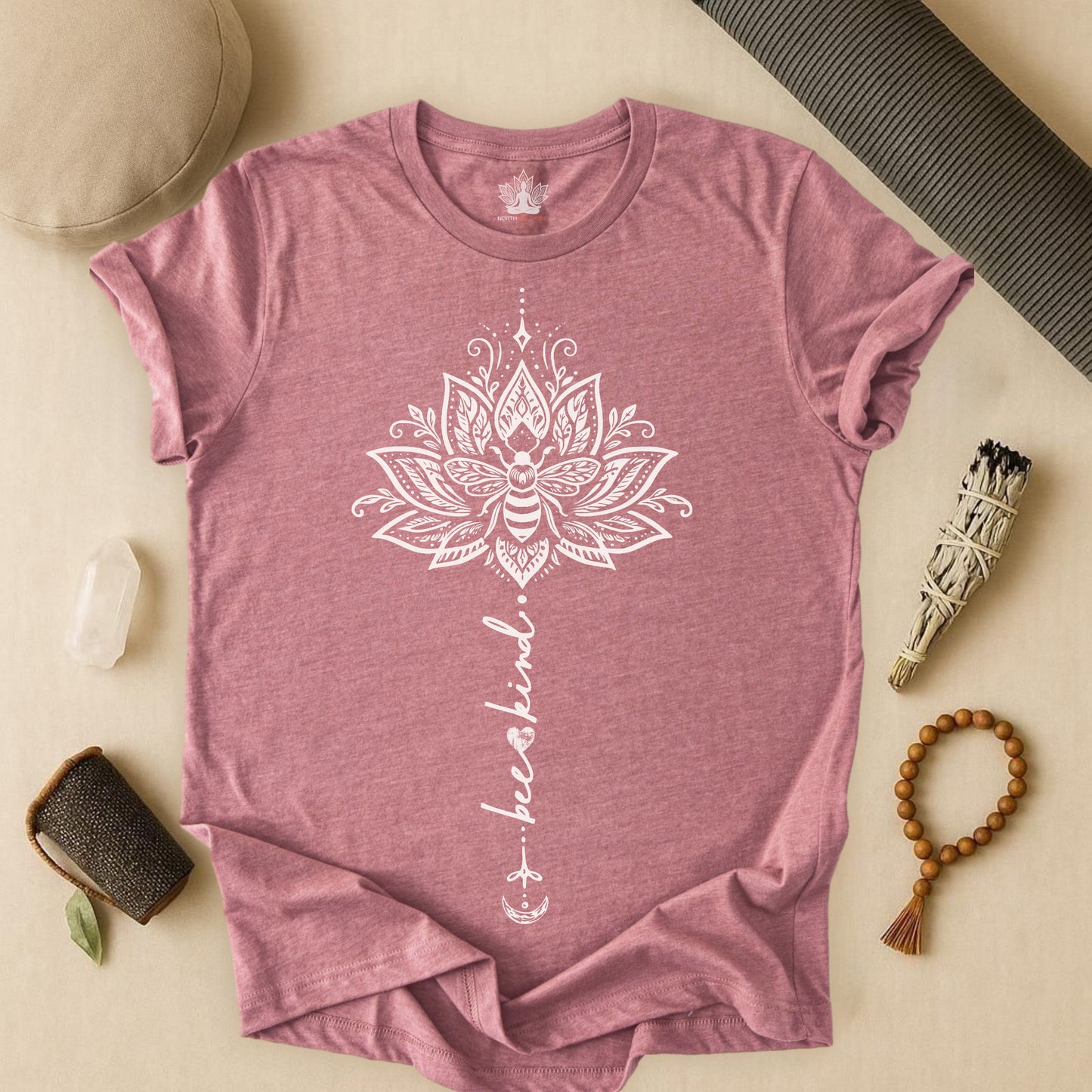 Bee Kind – Lotus Mindfulness Tee