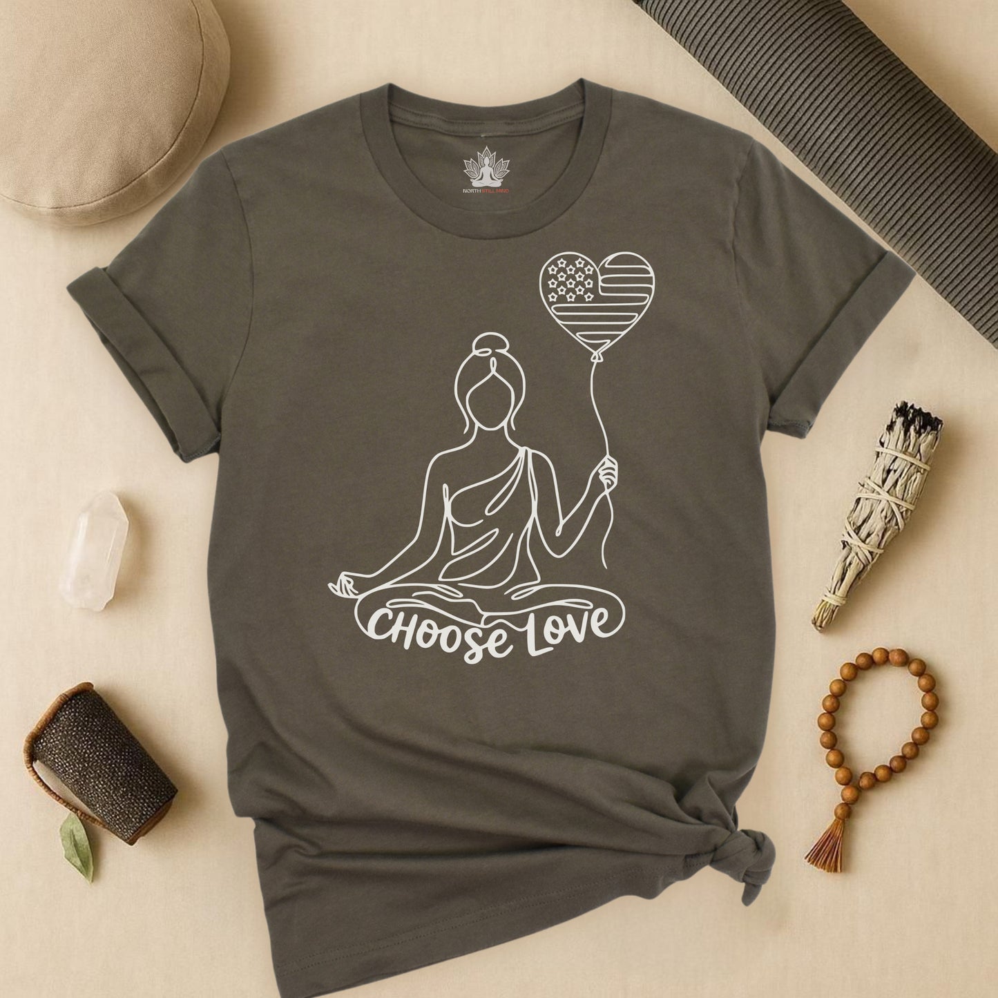 Choose Love – Peace & Kindness Yoga Tee