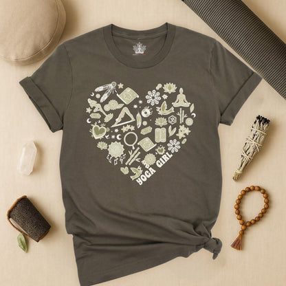 Yoga Girl Boho Heart – Mindful Yoga Tee