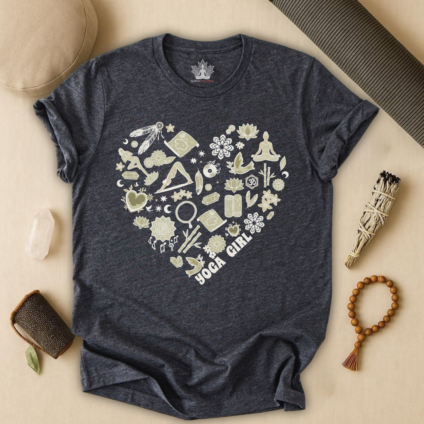Yoga Girl Boho Heart – Mindful Yoga Tee
