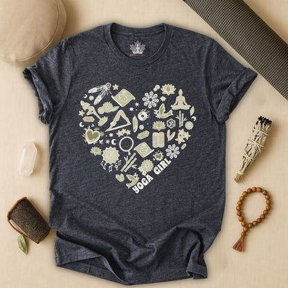Yoga Girl Boho Heart – Mindful Yoga Tee