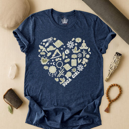 Yoga Girl Boho Heart – Mindful Yoga Tee
