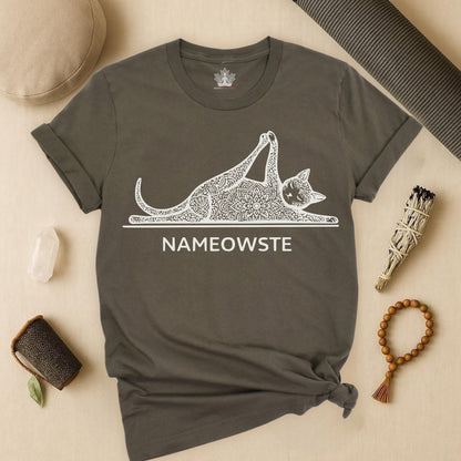 Nameowste Mandala Cat Tee