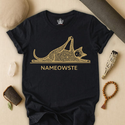 Nameowste Mandala Cat Tee