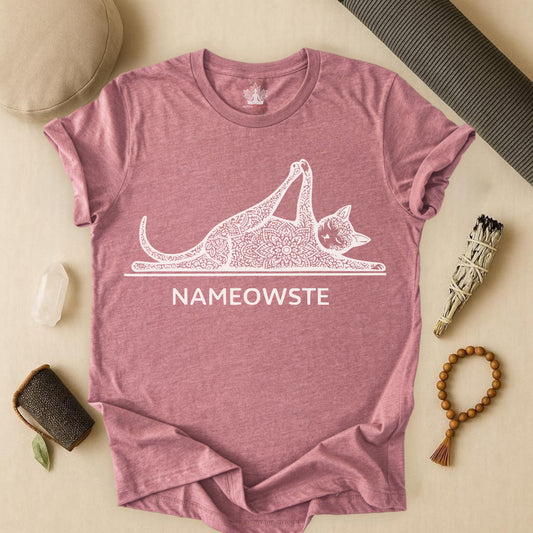 Nameowste – Mandala Yoga Cat Tee