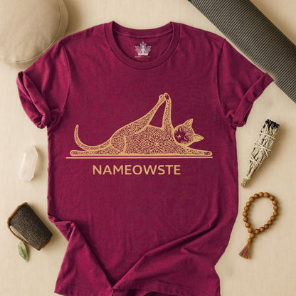 Nameowste Mandala Cat Tee