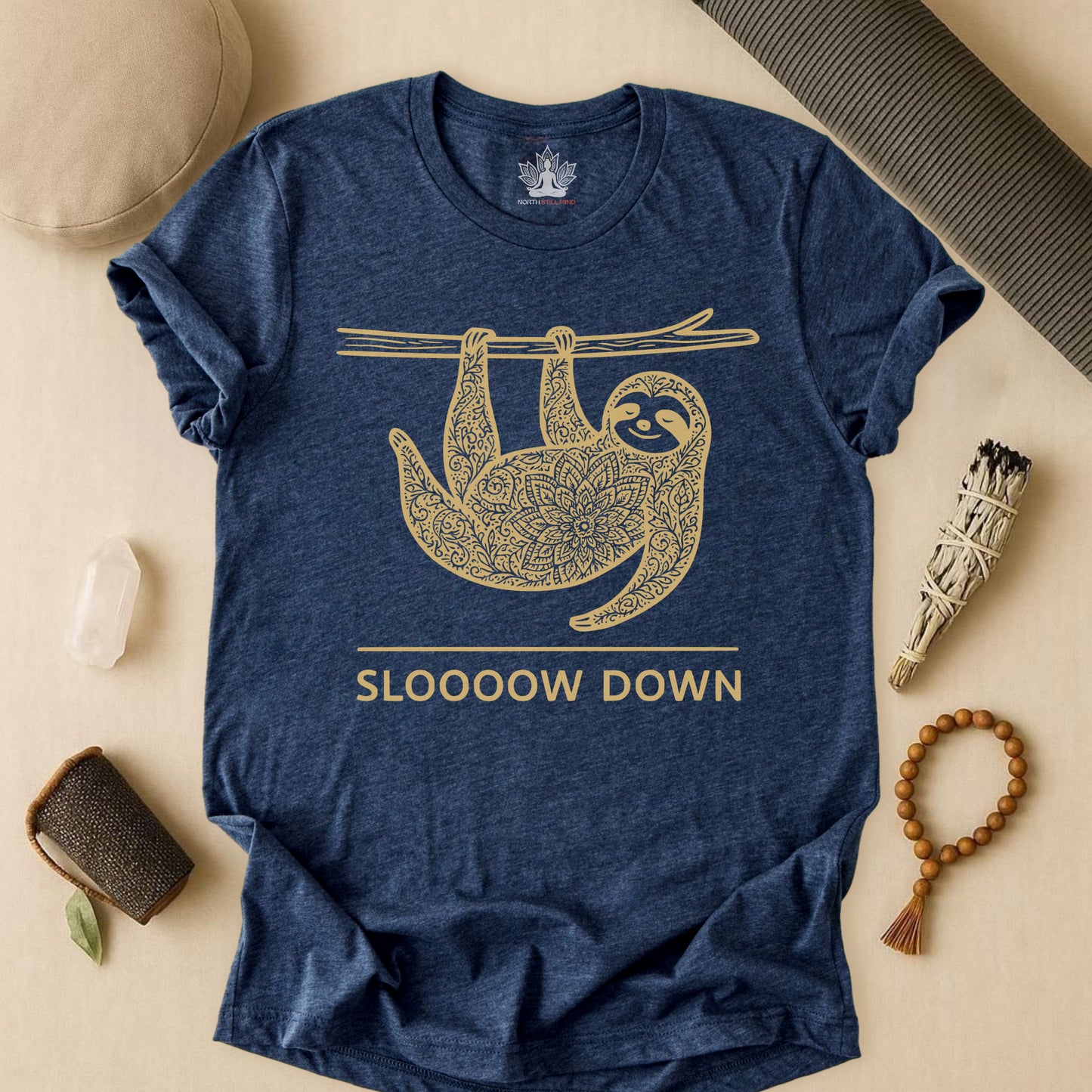 Sloooow Down – Mindful Sloth Tee