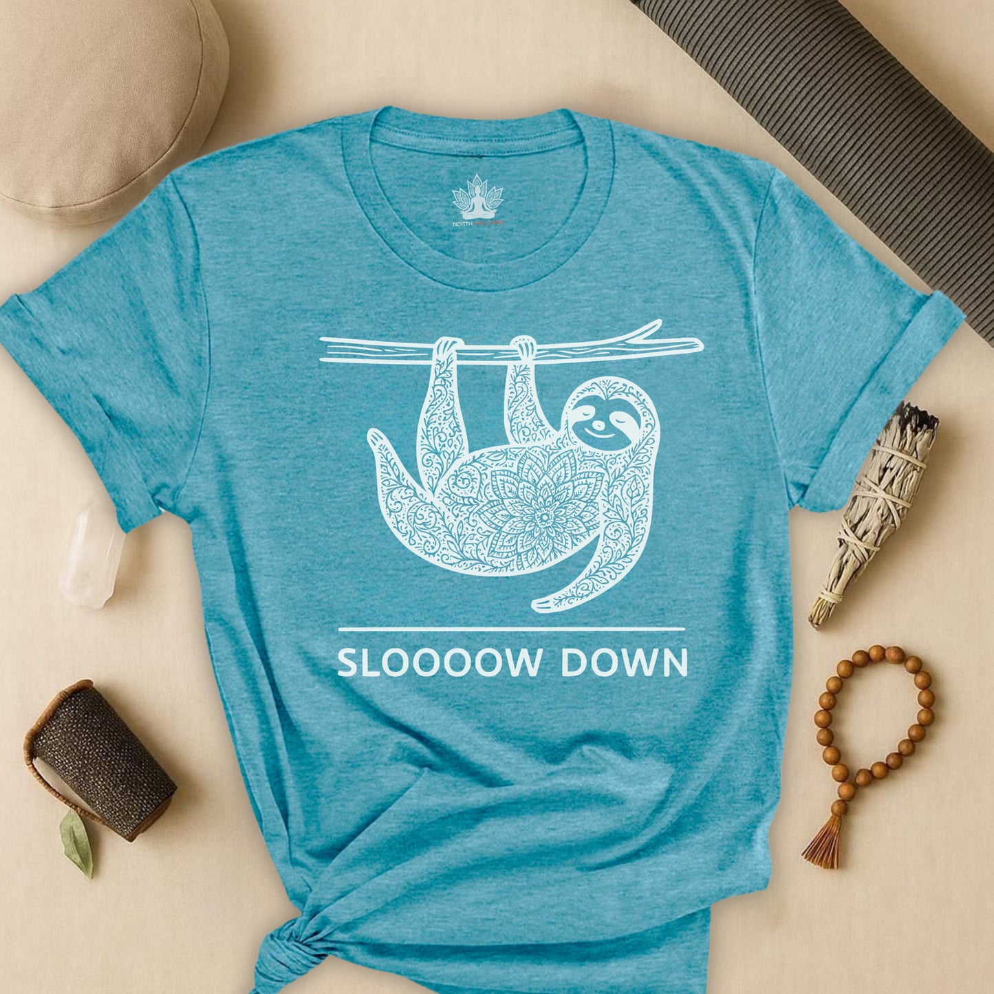 Sloooow Down – Mindful Sloth Tee