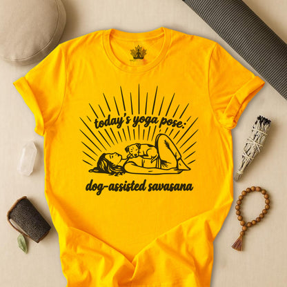 Today's Yoga Pose - Dog Assisted Savasana Tee
