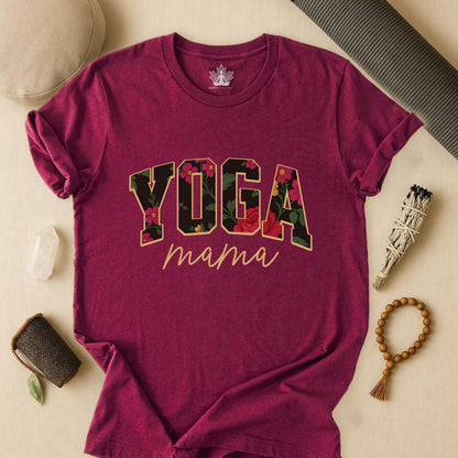 Floral Yoga Mama – Motherhood & Mindfulness Tee