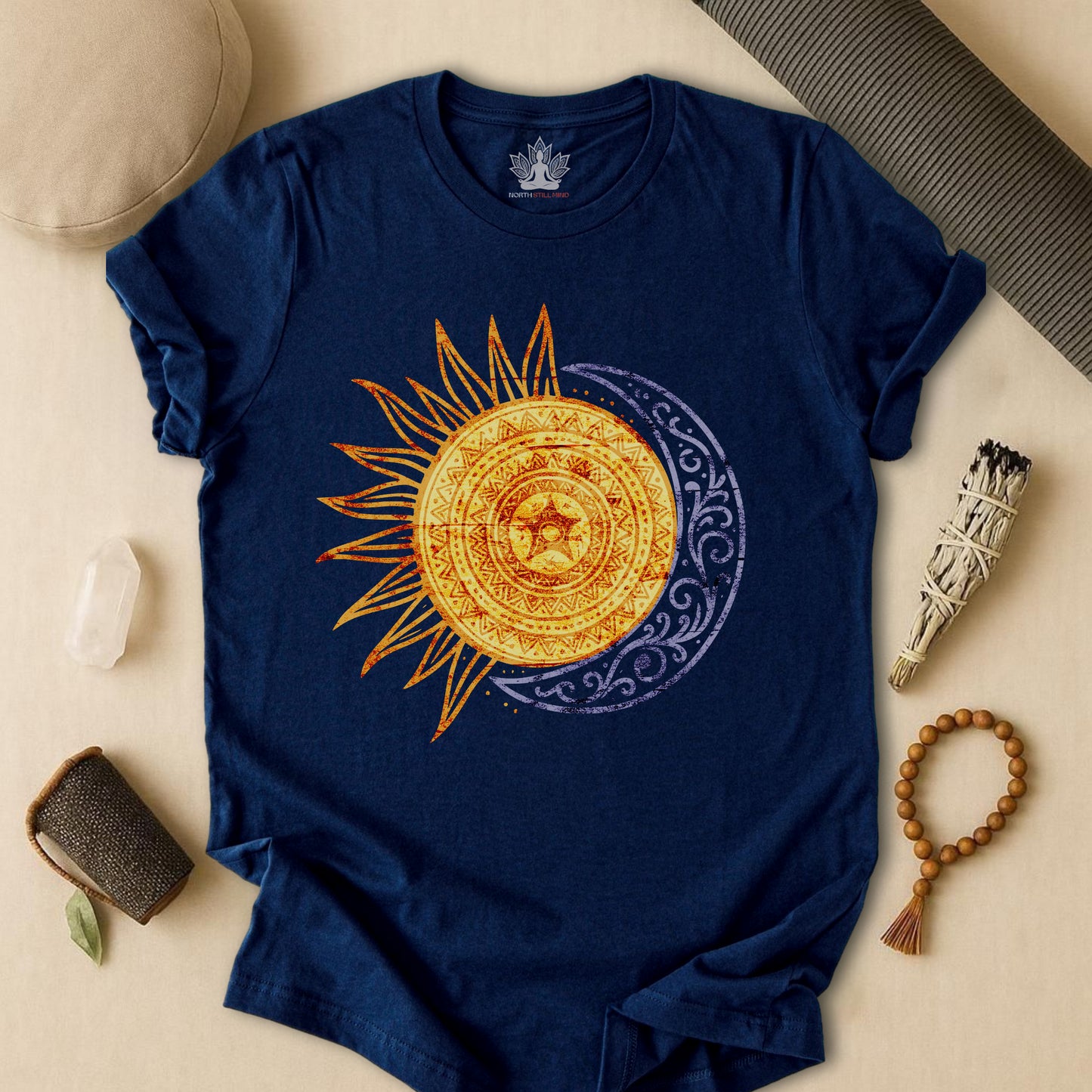 Sun & Moon Yin Yang Tee