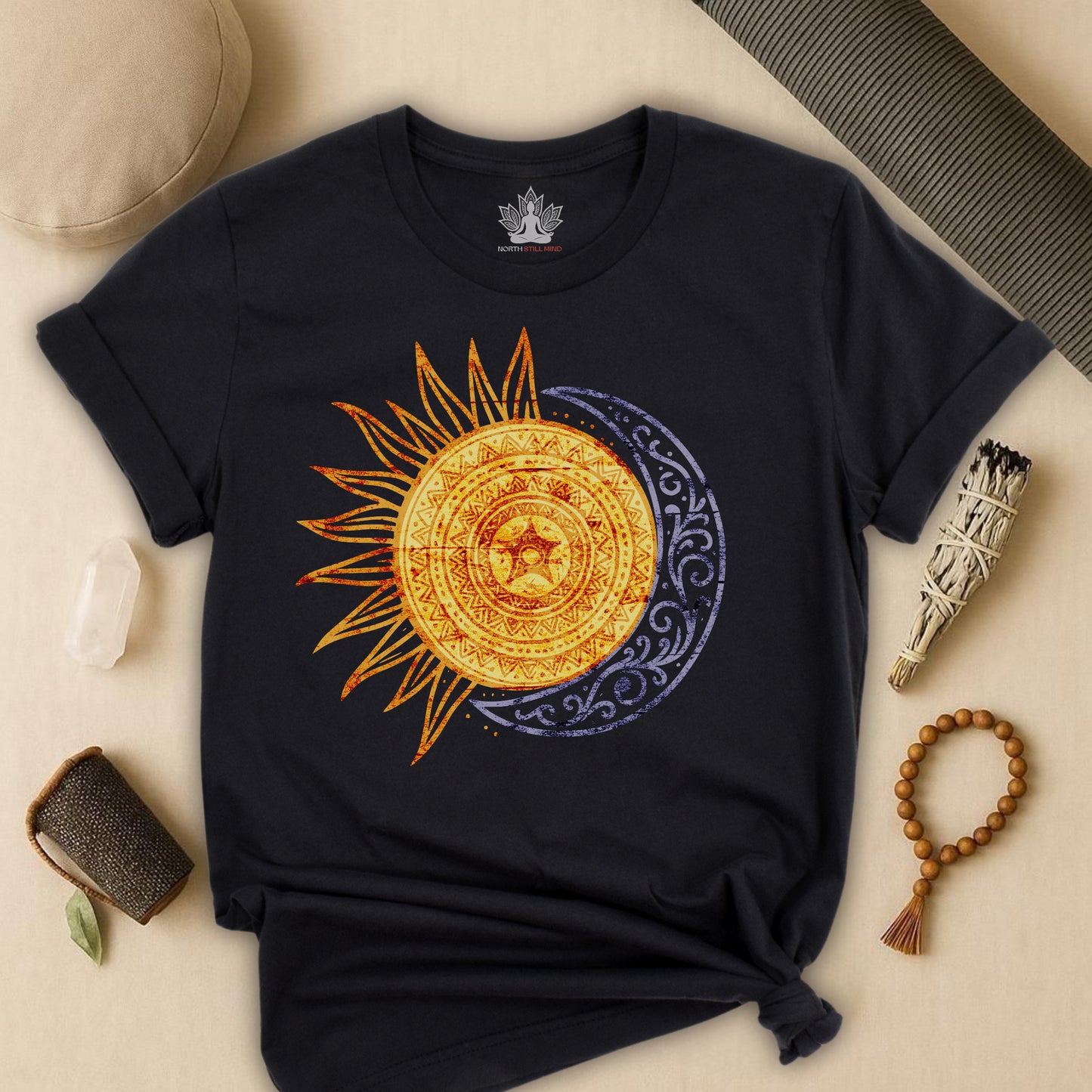 Sun & Moon Yin Yang Tee