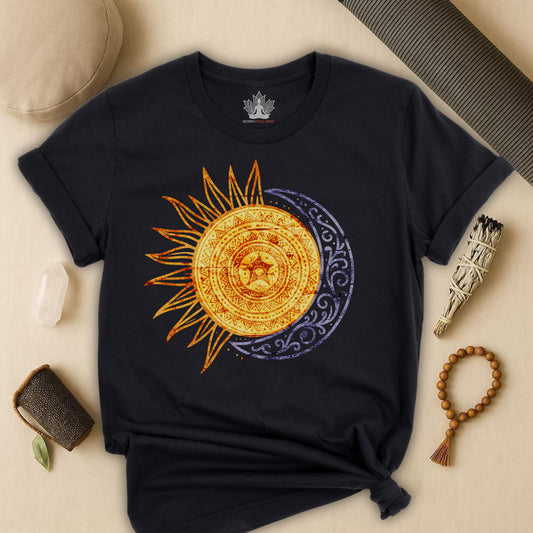Sun & Moon Yin Yang Yoga Tee