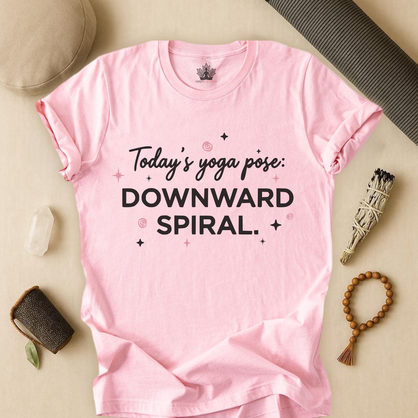 Today's Yoga Pose - Downward Spiral Tee